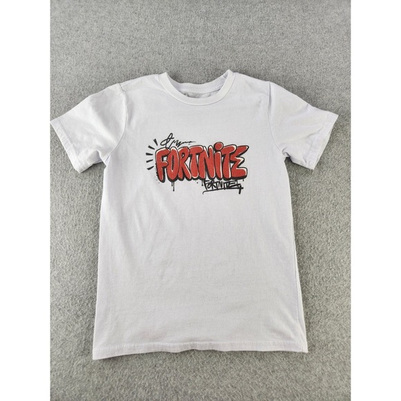 The Unbranded Brand Other - Fortnite Shirt Boys Youth Medium 6/8‎ Video Game Short Sleeve Graphic T-Shirt FN